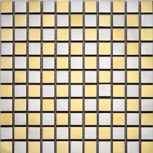 Golden Manmade Stone Mosaic Pattern,Cheap Mosaic Polished Pattern,Cystal Walling Tiles