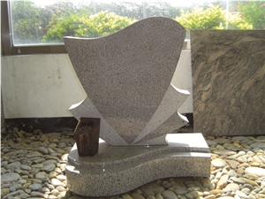 Grey Granite Poland Polished Tombstone Design Western Style Tombstone,Poland Monuments,Cheap Price Single Munuments