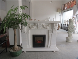 Own Factory Chinese White Fireplace Design