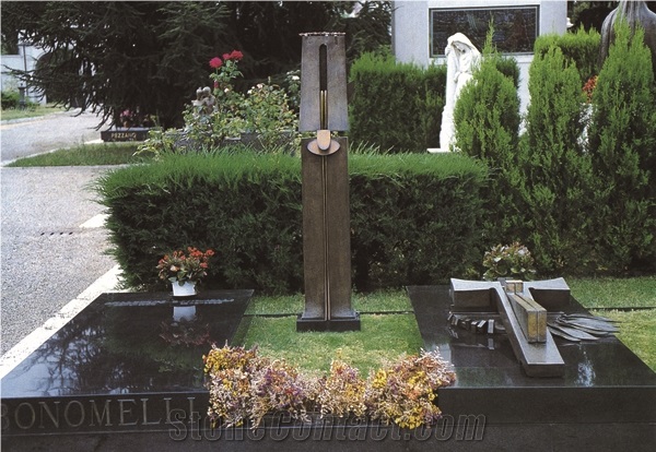 Polished Double Monuments,Tombstone Design Western Style Germany Tombstone, Double Tombstone Design Cheap Price