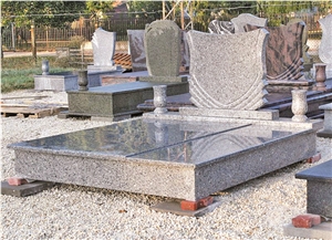 Polished Own Factory Tombstone,Cheap Price Hungary Double Monuments,High Quality Engraved Headstone Gravestone Tombstone