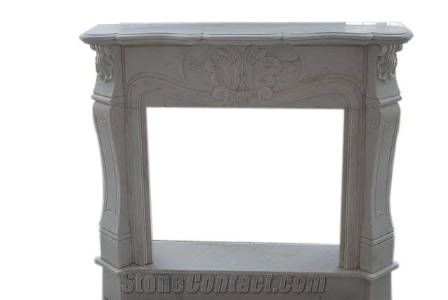 White Marble Polished Fireplace,Hot Sale Chinese Good Quality Marble Fireplece,Own Factory