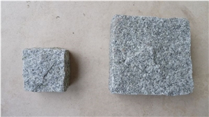 Grey Granite Cobbles, S Grey Granite Cube Stones