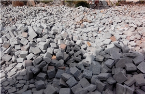 Kandla Grey Sandstone Cobble Stone, Grey Sandstone Setts