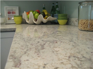 Professional and Experienced Wholesaler Of Beige Quartz Stone Kitchen Countertops