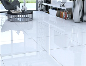 Super White Nano Glass Crystallized Stone Tiles & Slabs/Interior Flooring Stone
