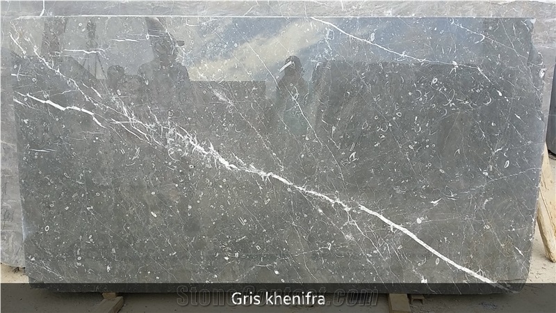 Grey Khenifra Marble Slabs