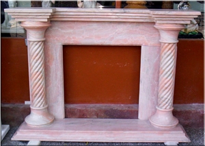 White Marble Fireplace, Banswara White Marble Fireplaces Mantels