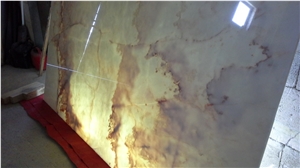 Translucent Marble Tiles & Slabs, Yellow Marble