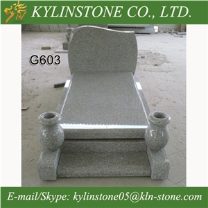 China G603 Granite Monument, White Granite Tombstone,Monument