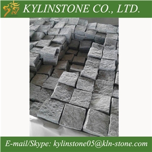 G654 Granite Cobble Stones, Black Granite Paving Stone