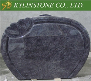High-Quality Vizag Blue Granite Headstones, Blue Granite Tombstones from Kylinstone