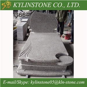 Hot-Selling G664 Granite Single Monument, China Competitive-Price Granite Tombstones