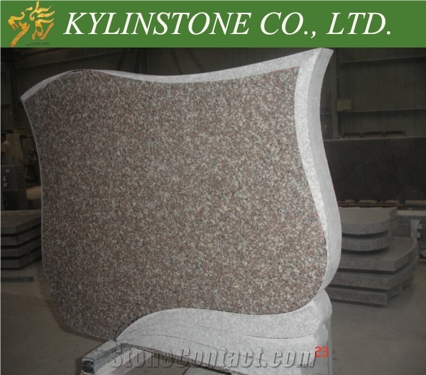 Hot-Selling G664 Luoyuan Red Granite Headstone, Cheap China Granite Headstone for Sale, Violet Of Luoyuan Red Granite Monument & Tombstone