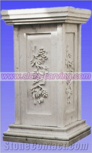 Marble Column,Marble Carving