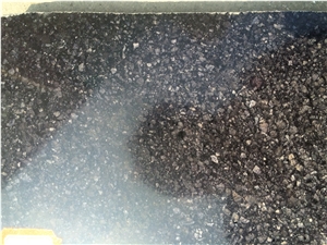 Baoxing Ice Black Granite Slab,China Black Galaxy,Crystal Black Granite Tile & Slab