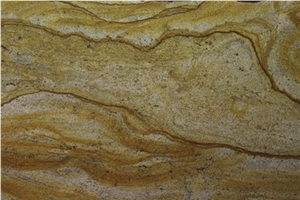 Golden River Granite Slab & Tile, Brazil Yellow Granite