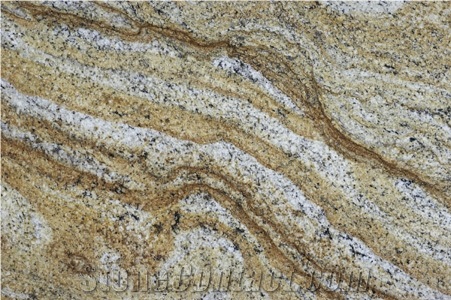 Juparana Golden River Granite Slab & Tile, Juparana Golden Wave Granite