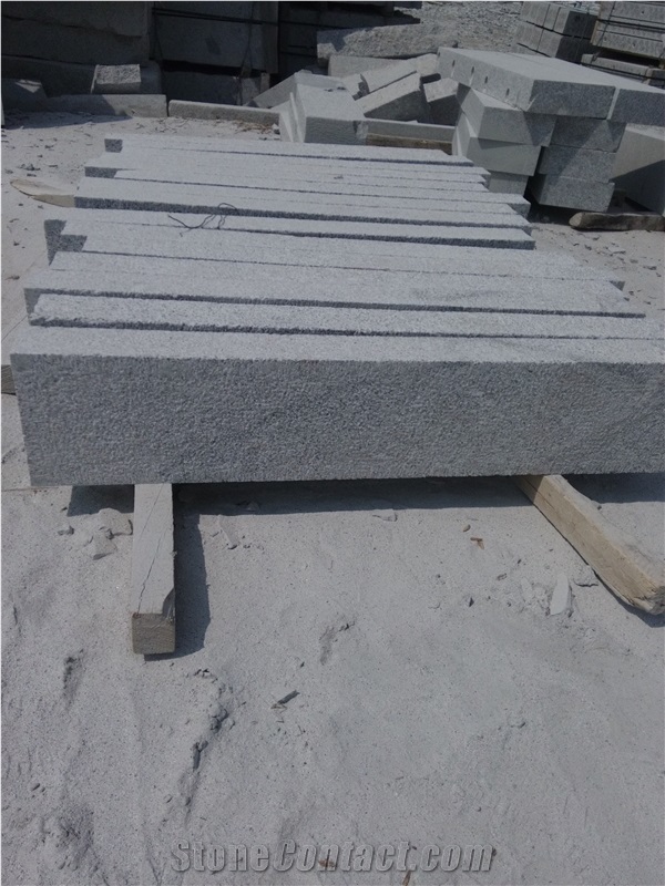 China G341 Grey Granite Granite Kerbstone for Italy Market,Side Stone,Road Stone,Curbstone