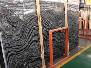Forest Black Marble Tiles & Slabs, Zebra Black Marble Tiles & Slabs