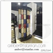 Quartz Stone Display Rack for Granite and Marble