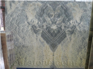 Beige Onyx Book Match Translucent Walling Tile