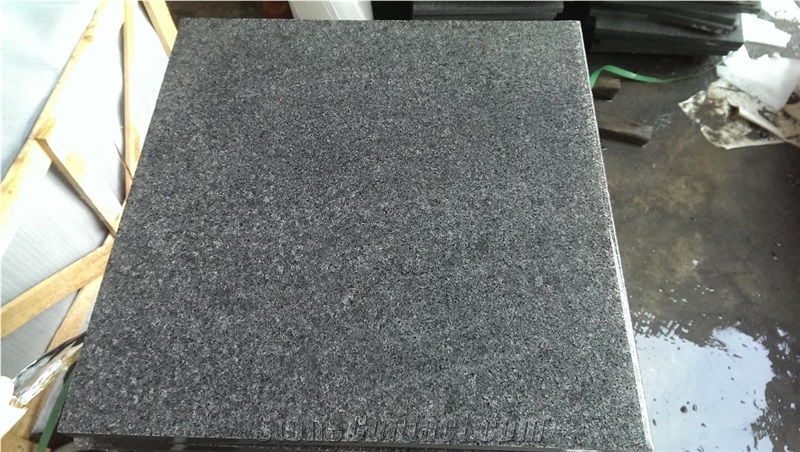 China Black Granite G654 Tile China Black Granite Tile & Slab