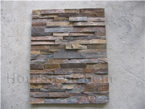 China Cheap Price Rusty Exterior Slate Cultured Stone