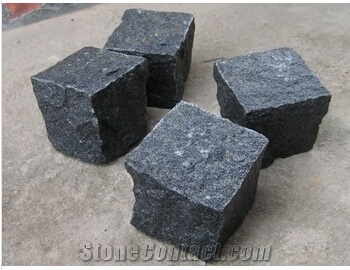 China Paving Stone G654 Black Granite Cube Stone, Natural Granite Paving Stone, Floor Covering, Cube Stone