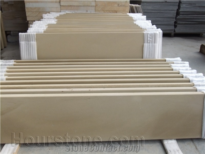 China Yellow Sandstone, Sichuan Yellow Sandstone,Honed, Slabs&Tiles for Floor Covering