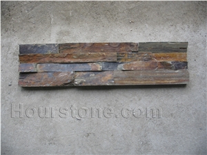 Kund Multicolor Slate Cultured Stone,Rough Surface Outside Decorative Exterior Wall Panels