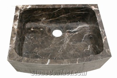 Beautiful Stone Black Marble Sinks for Bathroom and Kitchen,Nero Marquina Marble Sinks & Basin