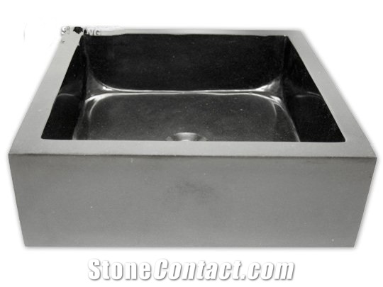 Beautiful Stone Black Marble Sinks for Bathroom and Kitchen,Nero Marquina Marble Sinks & Basin