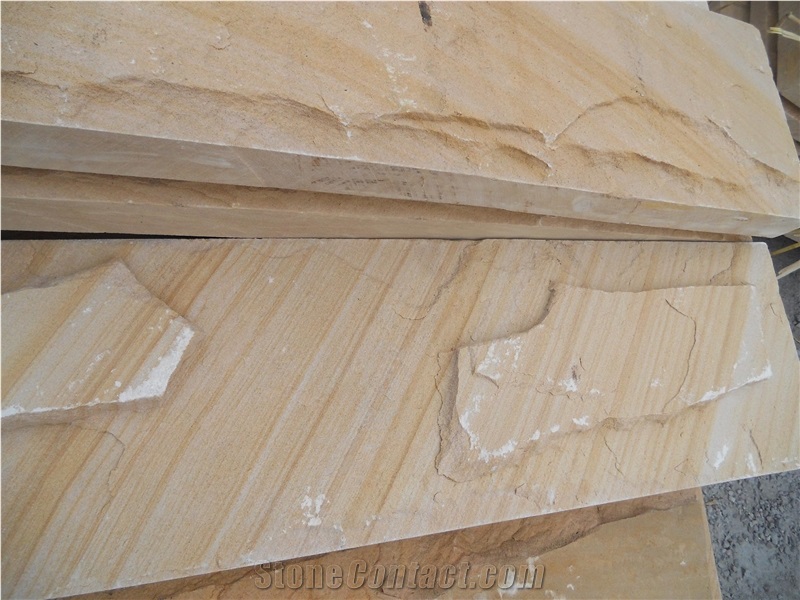 China a Grade Yellow Sandstone Mushroomed Stone, Factory Price Hot Selling