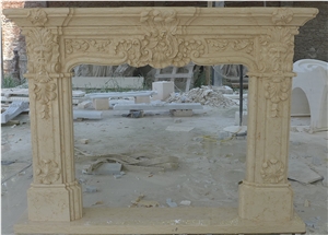 China High Quality Natural Marble Fireplace