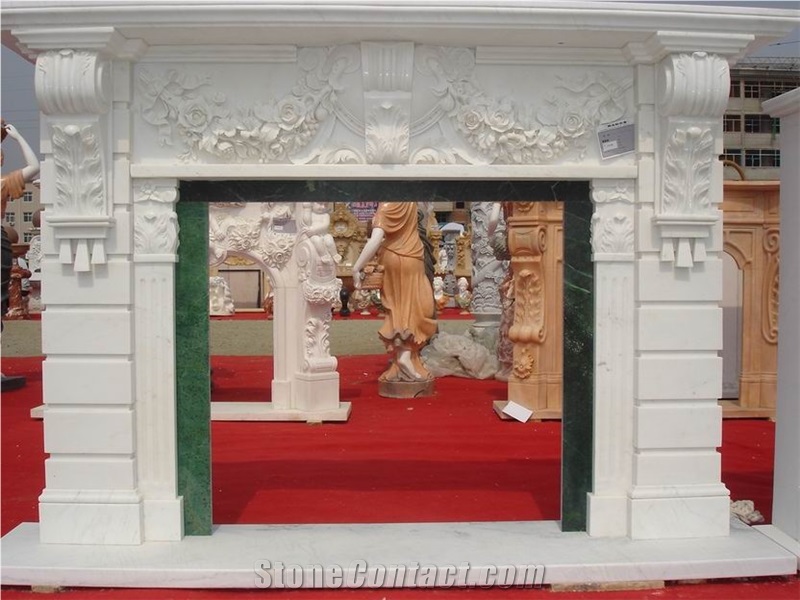 China Natural Marble Fireplace Best Price
