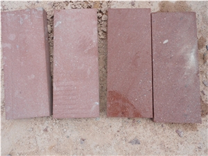 China Red Porphyry Paving Stone Granite Cube Stone & Pavers