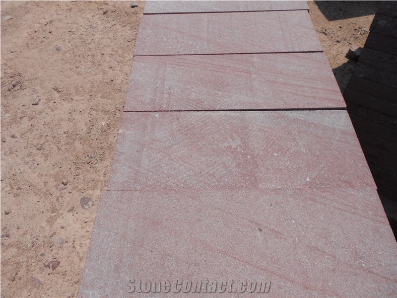 China Red Porphyry Paving Stone Granite Cube Stone & Pavers