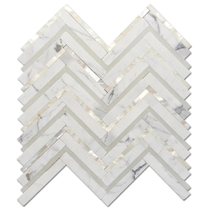Luxury Design Shell and Marble Mosaic, Mosaic Pattern Tiles