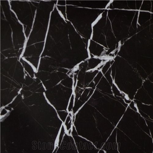 Nero Marquina Marble Tiles & Slabs,Chinese Cheapest Black Marble on Sales