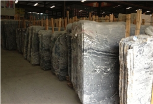 New Product Sea Wave Grey Marble Hottest Selling Slabs & Tiles, Turkey Grey Marble