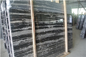 Popular a Grade Chinese Black Marble-Silver Dragon Marble on Promotion