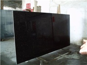 Popular Polished Star Black Galaxy Granite Slabs & Tiles on Sales, India Black Granite