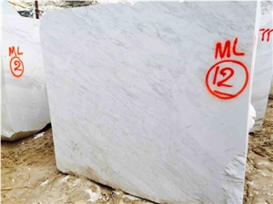 Volakas Diagonal and Volakas flower type Marble Blocks