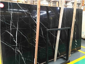 St Laurent Slab Chinese Marble Cheap Marble Slab Black Marble