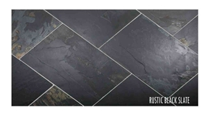 Rustic Black Slate tiles  slabs,  floor tiles, flooring, wall covering tiles 