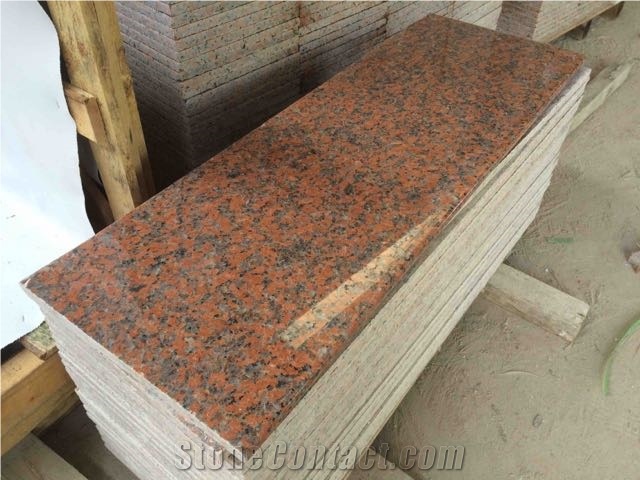 Granite Maple Red G562 Polish Stairs & Steps
