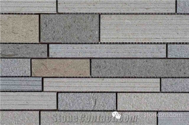 Silver Moca Limestone Slabs & Tiles, Grey Limestone Wall/Floor Covering