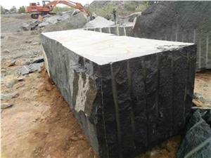 Black Granite Raw Block