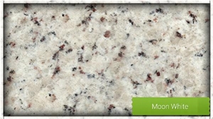 Moon White Granite Slabs, India White Granite